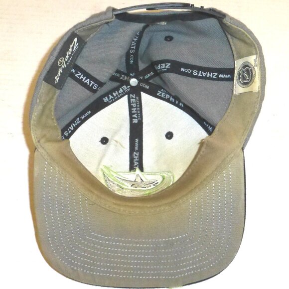 Zephyr Columbus Blue Jackets Wool/Acrylic Snapback Adjustable Hat w/Flaws READ - Picture 4 of 9